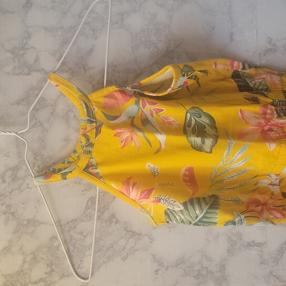 Yellow Floral Romper by Old Navy - Picture 2 of 5